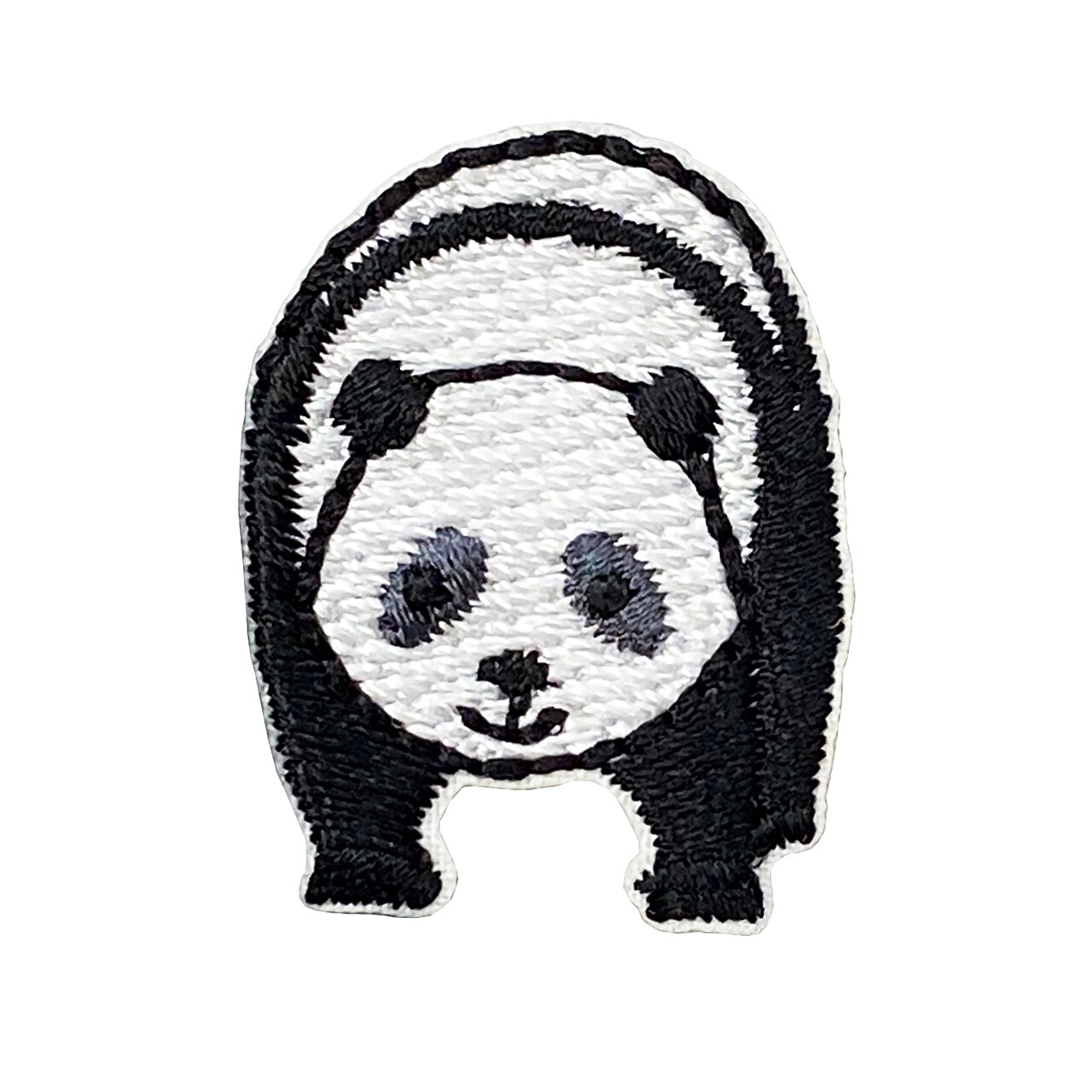 Mini Panda Bear, Miniature Animals, Embroidered, Iron on Patch
